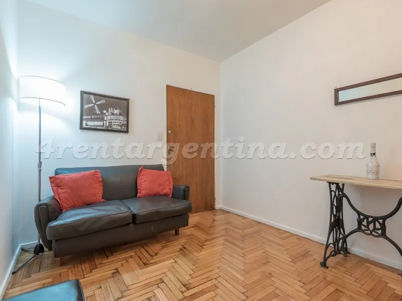 Palermo, patio and double bed