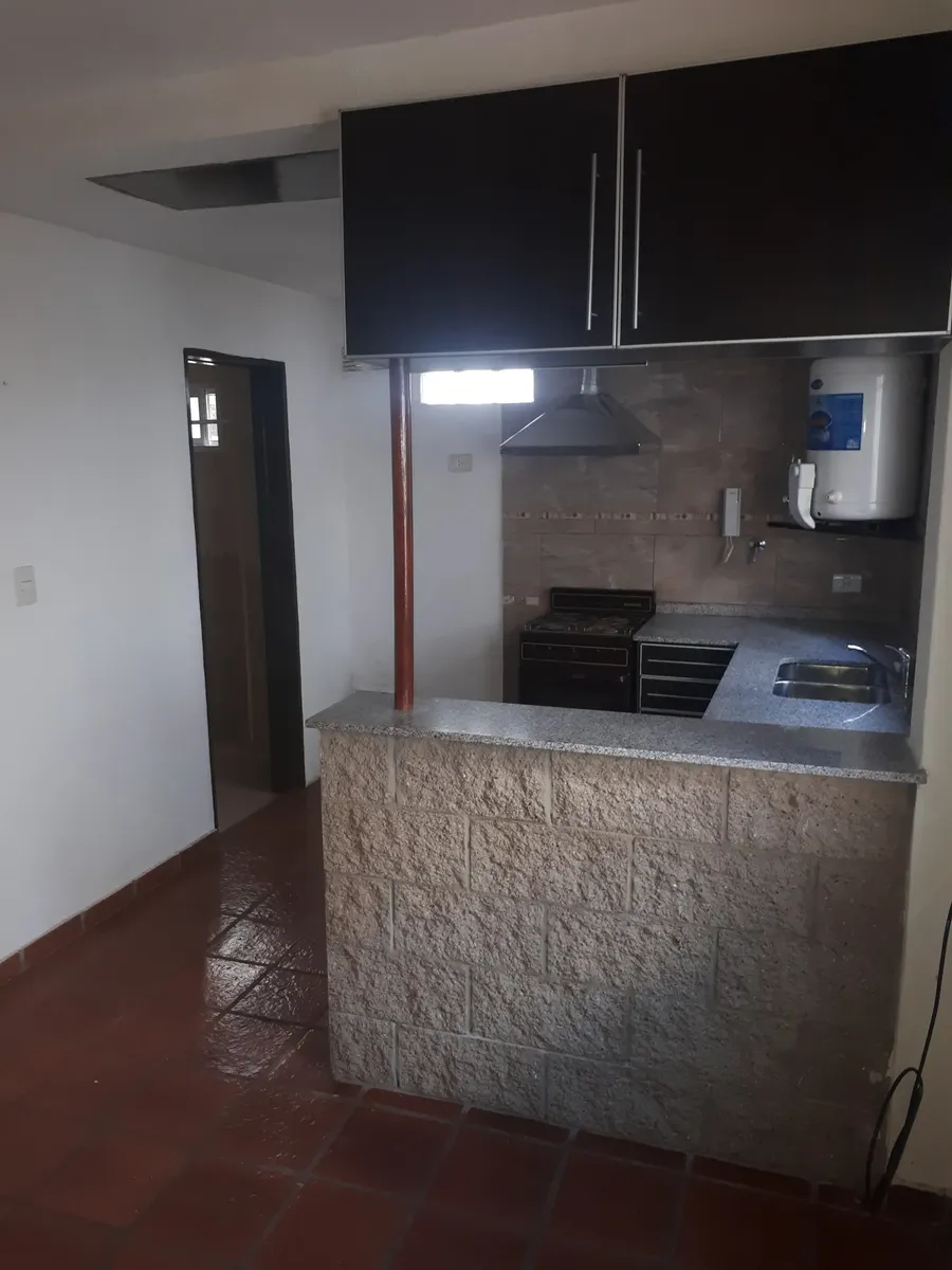 Studio at the back with patio