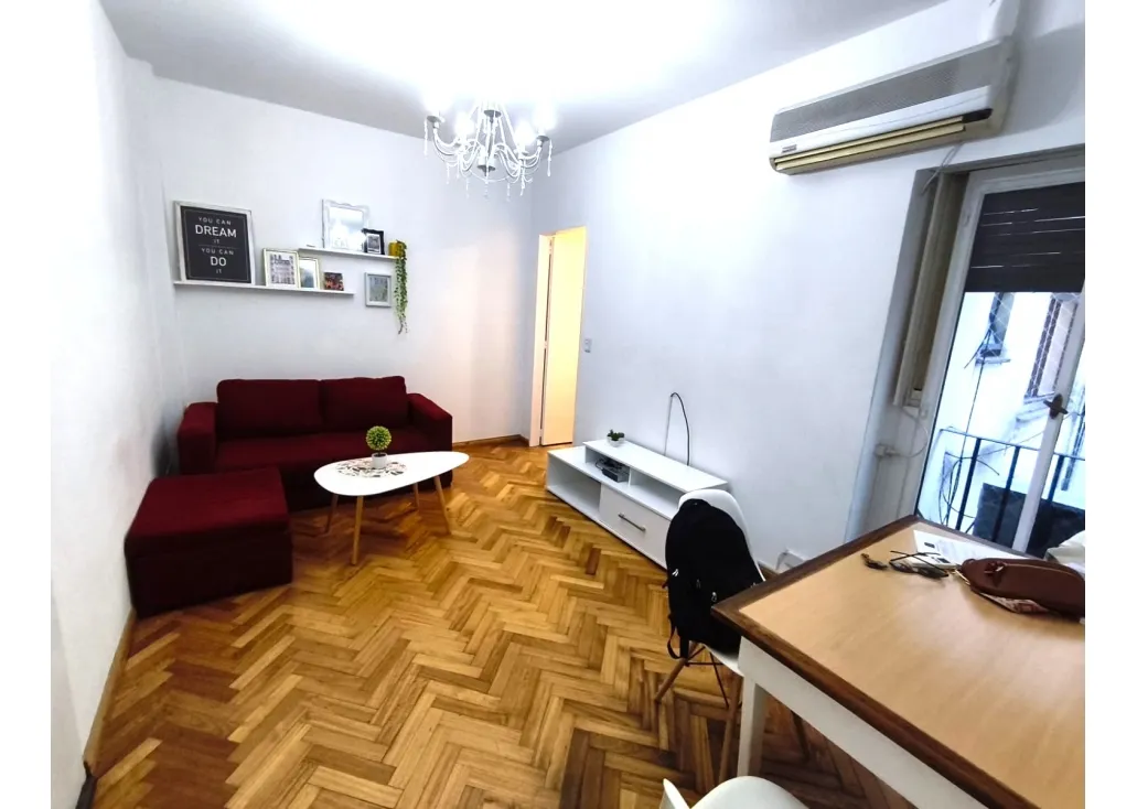 Excelente 2 Ambientes Amoblado Listo Para Habitar