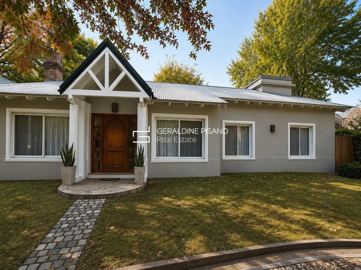Casa en Los Olmos con jardín