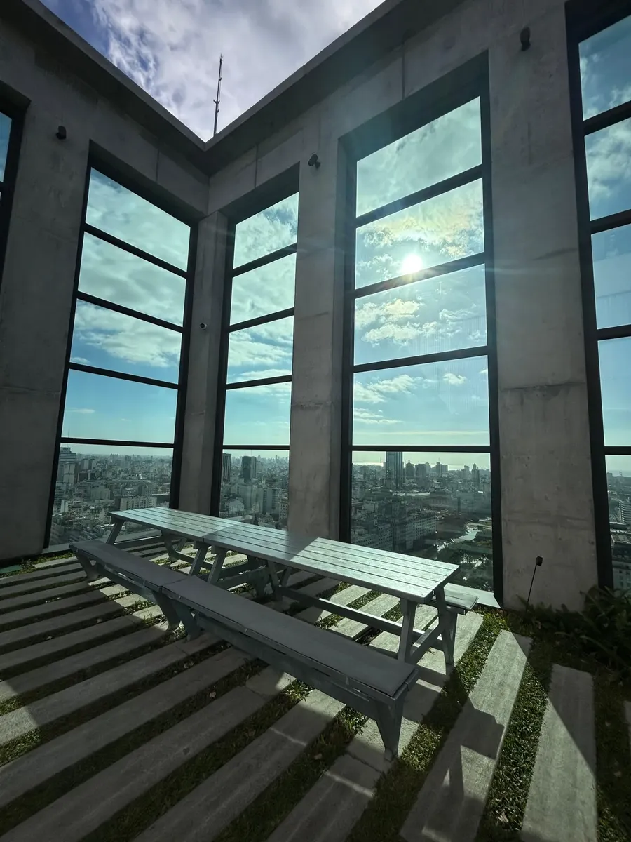 16th floor with balcony and Puerto Madero view
