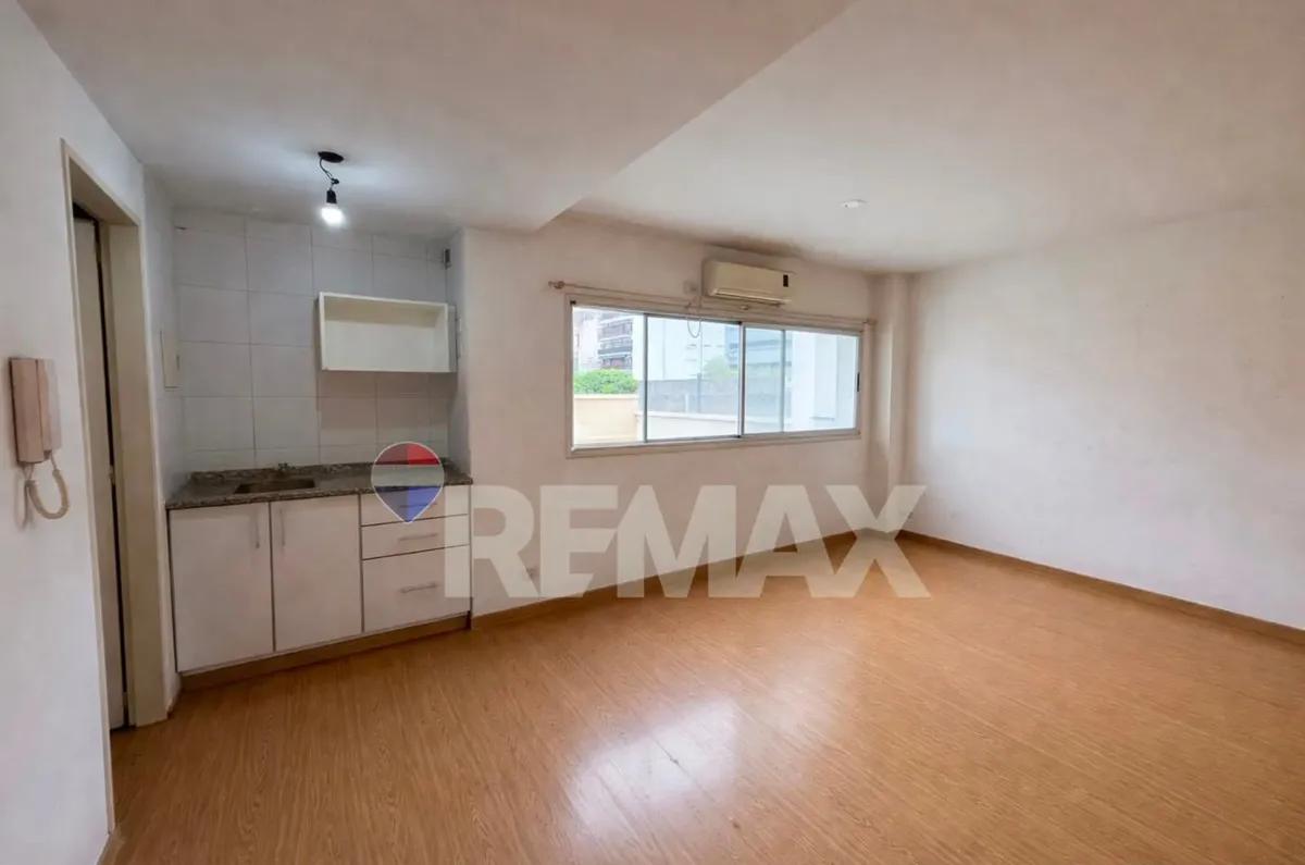 North-facing studio with pool