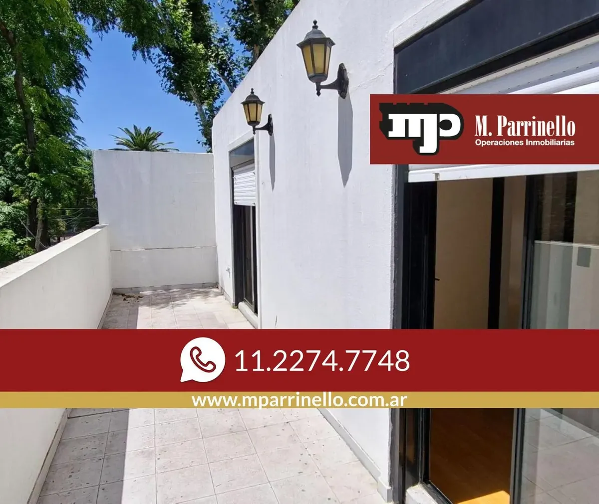 4 Ambientes Con Balcon Aterrazado