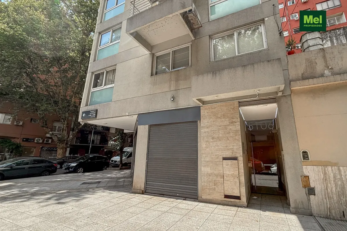 Studio with corner balcony