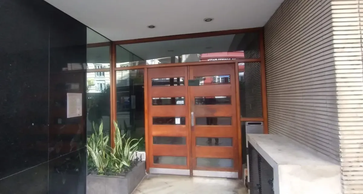 1st floor, north, French balcony