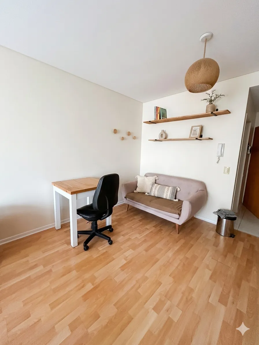 Monoambiente Amplio Y Amoblado | Muy Luminoso | Villa Crespo