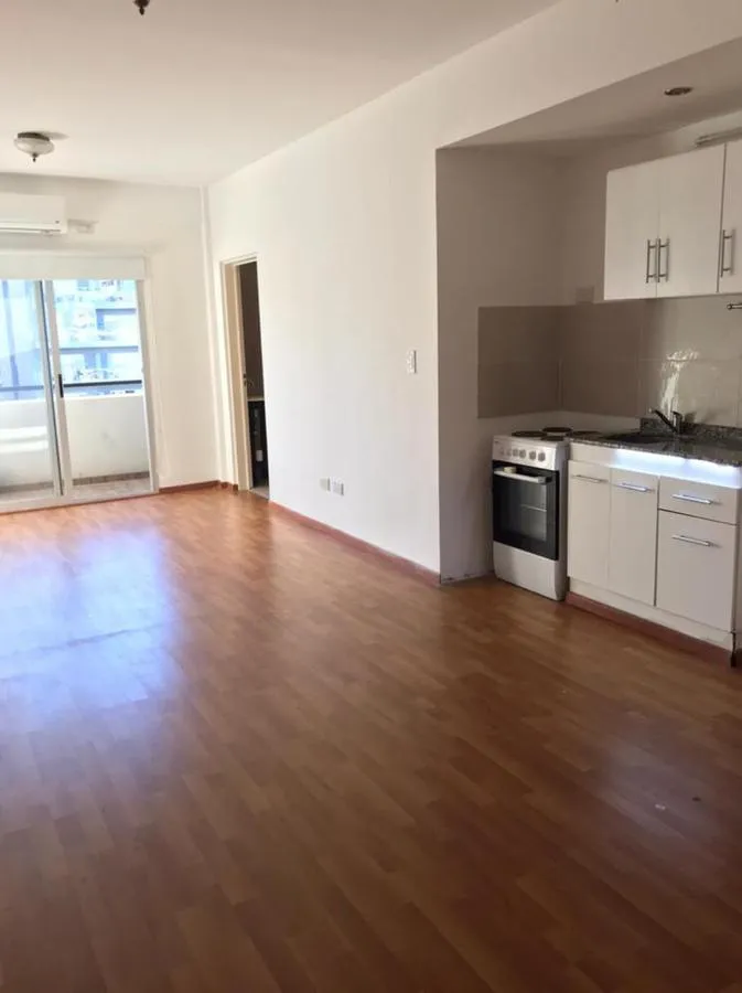 Studio with bright balcony