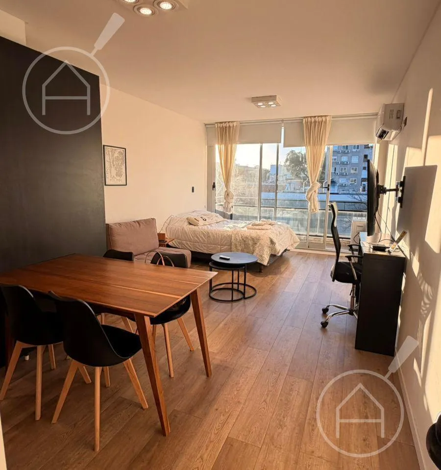 Furnished studio with balcony