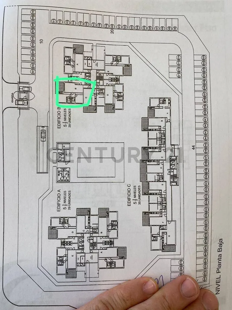 3-room unit with terrace balcony