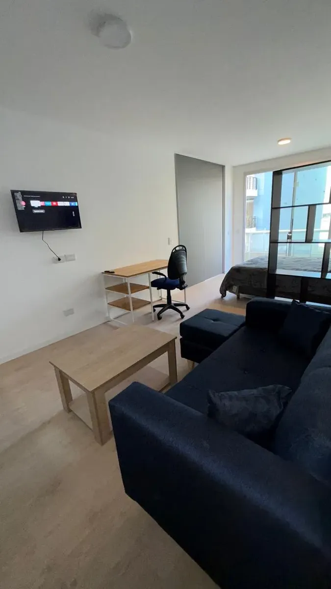 5th-floor studio with balcony