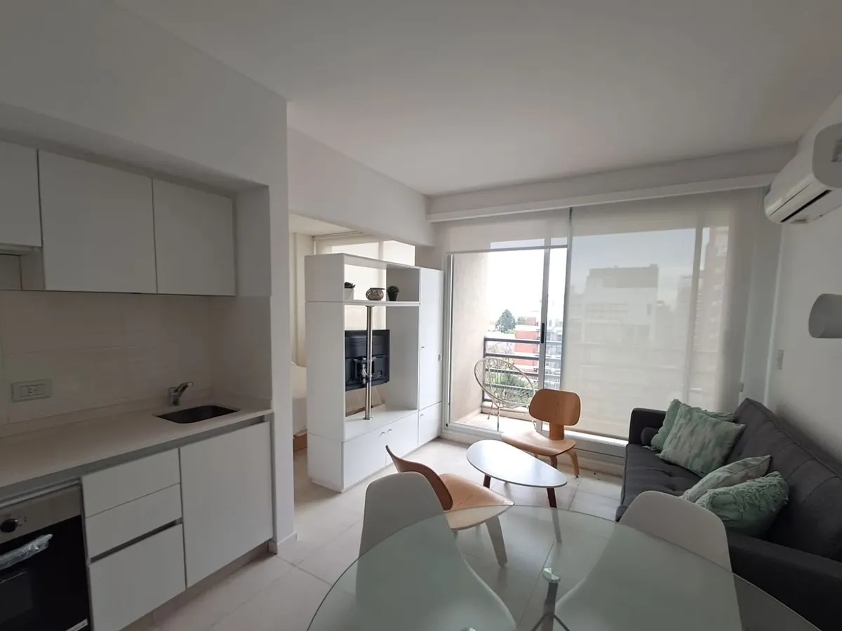 Furnished studio with balcony