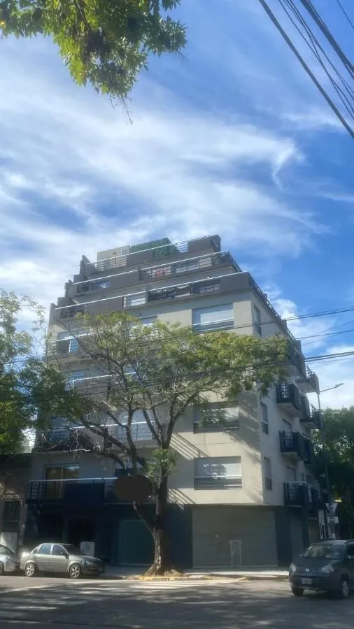 North-facing studio with balcony