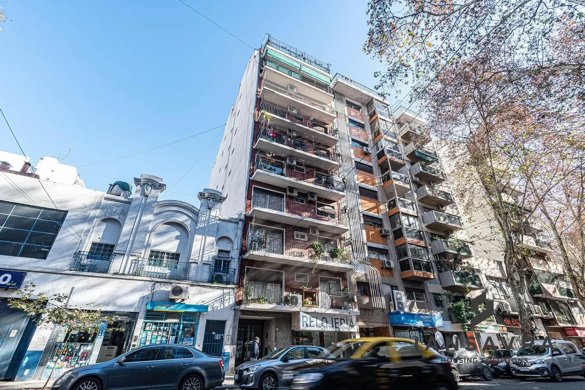3-room apartment, rear-facing