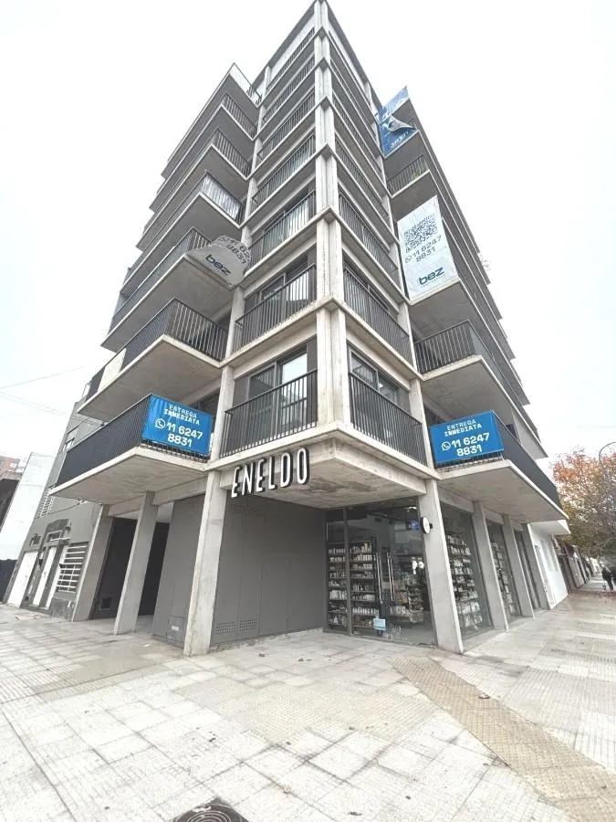 Corner 2-room apartment with terrace balcony