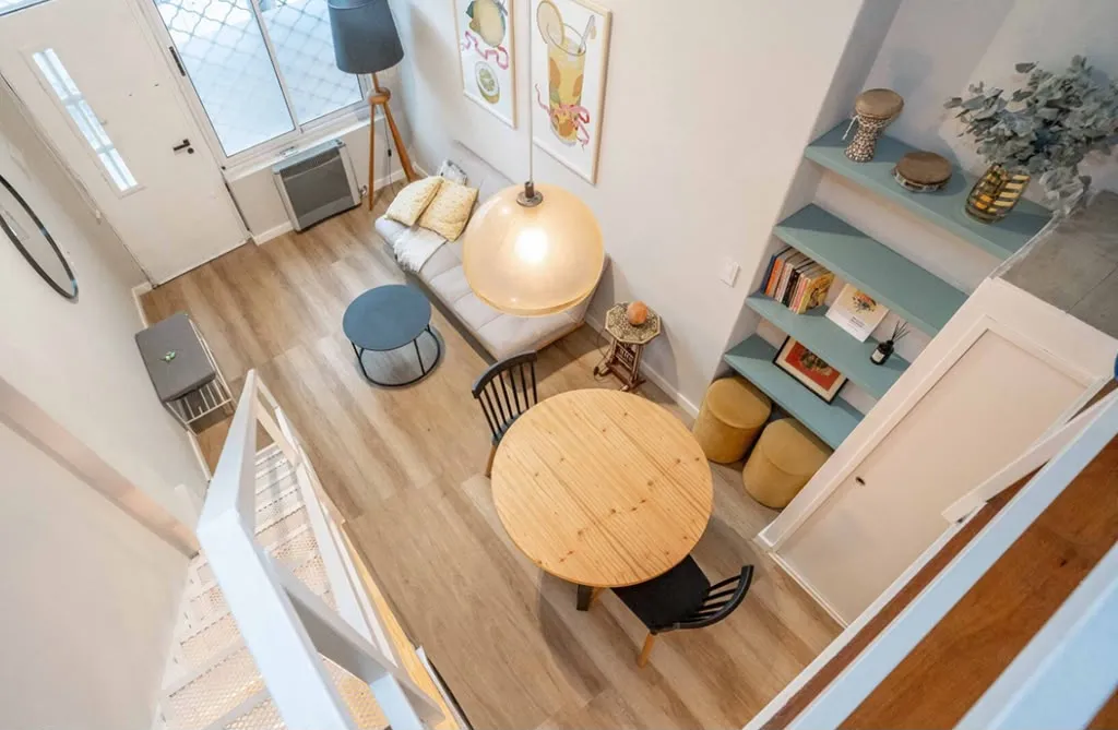 Mini duplex mobiliado 33 m²