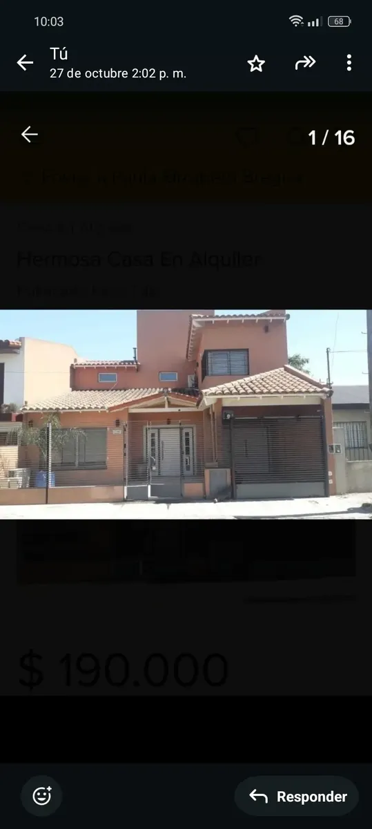 Casa con pileta 7x3 y terraza