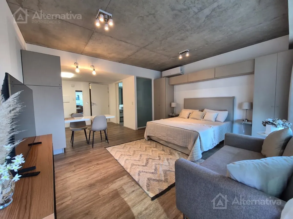 Furnished studio with balcony