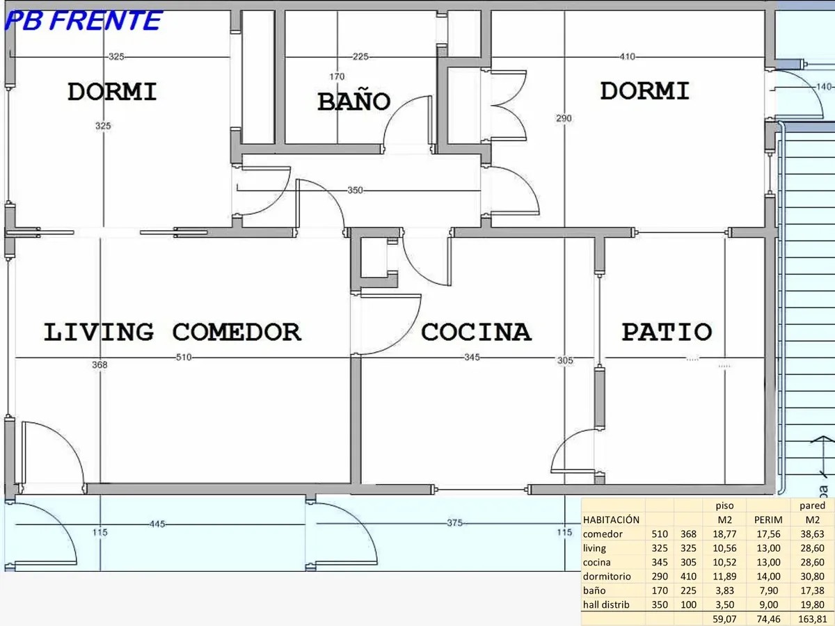 PH 3 ambientes con patio