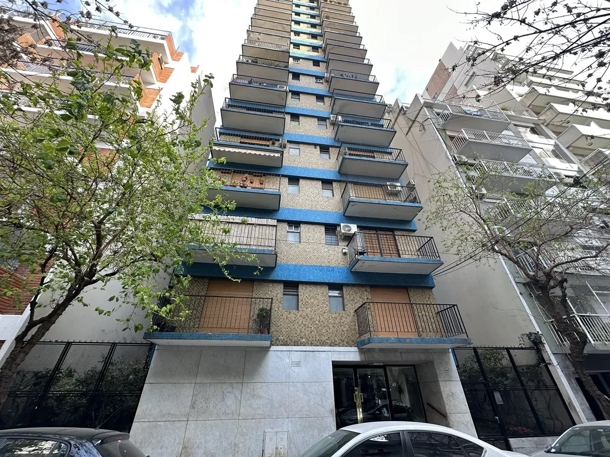 North-facing French balcony