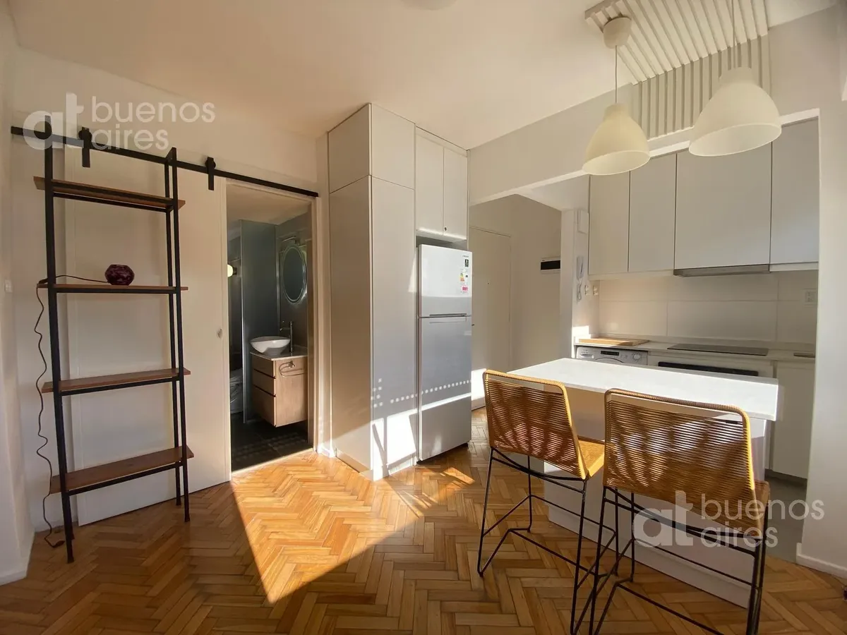 Studio with balcony and grill