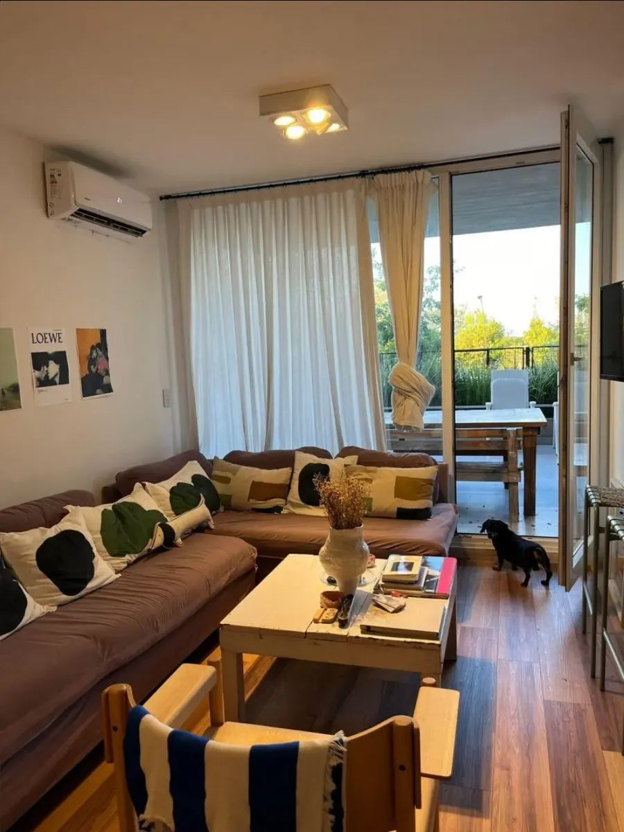Excelente Departamento 2 Ambientes Pb Con Jardín Amoblado Anual!