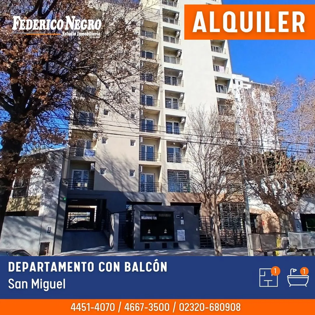 Departamento En Alquiler En San Miguel