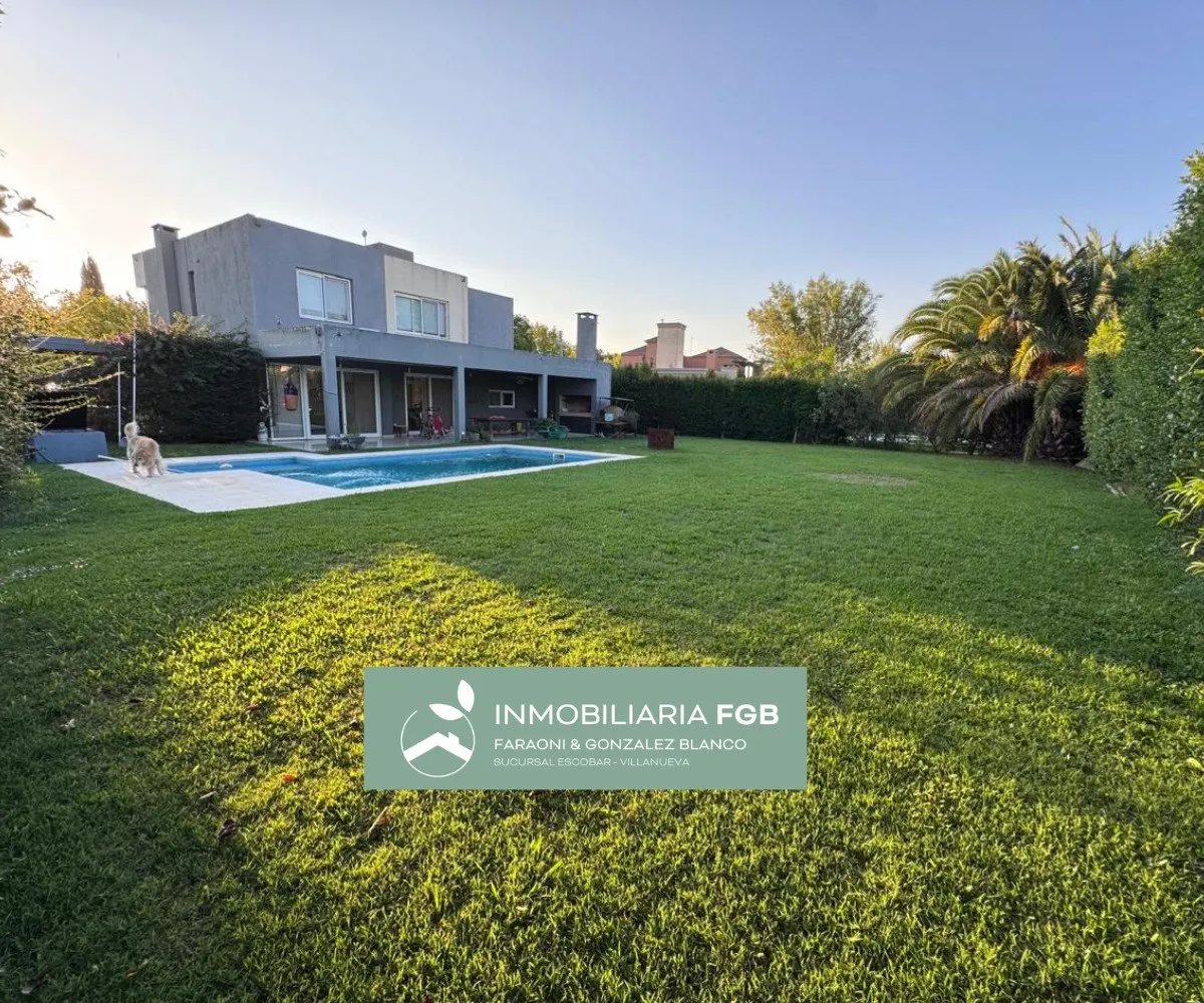 Casa En Alquiler En Barrio San Isidro Labrador, Villanueva, Tigre | 4 Dormitorios | Playroom | Garage Cubierto 3 Autos | Dependencia |pileta | Entorno Construido