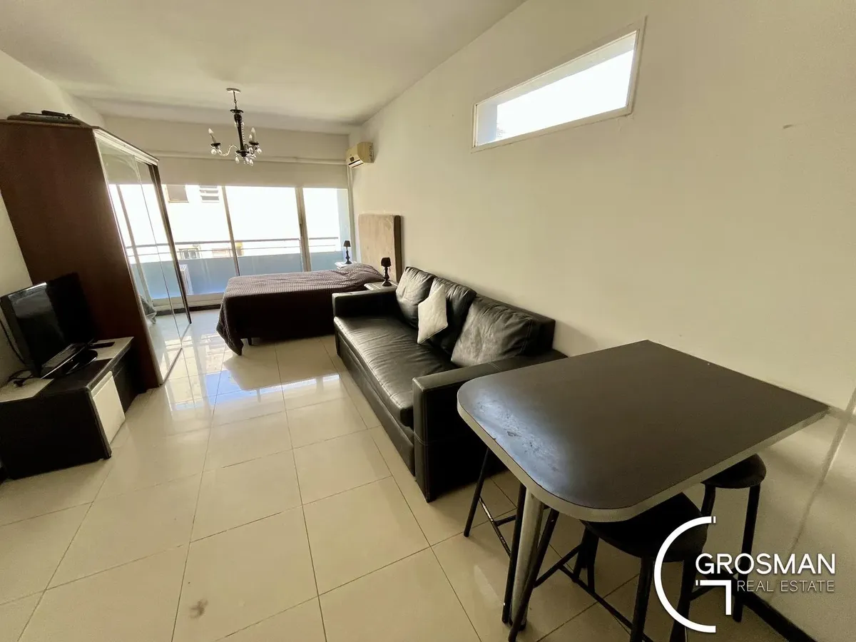 Alquiler Temporario - Departamento - Monoambiente - Amenities - Villa Crespo - Luminoso