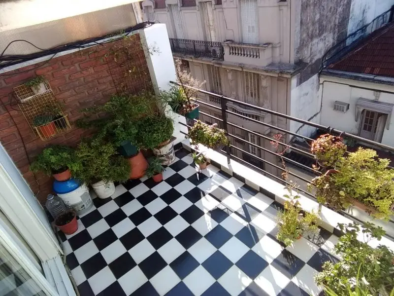 Studio with terrace