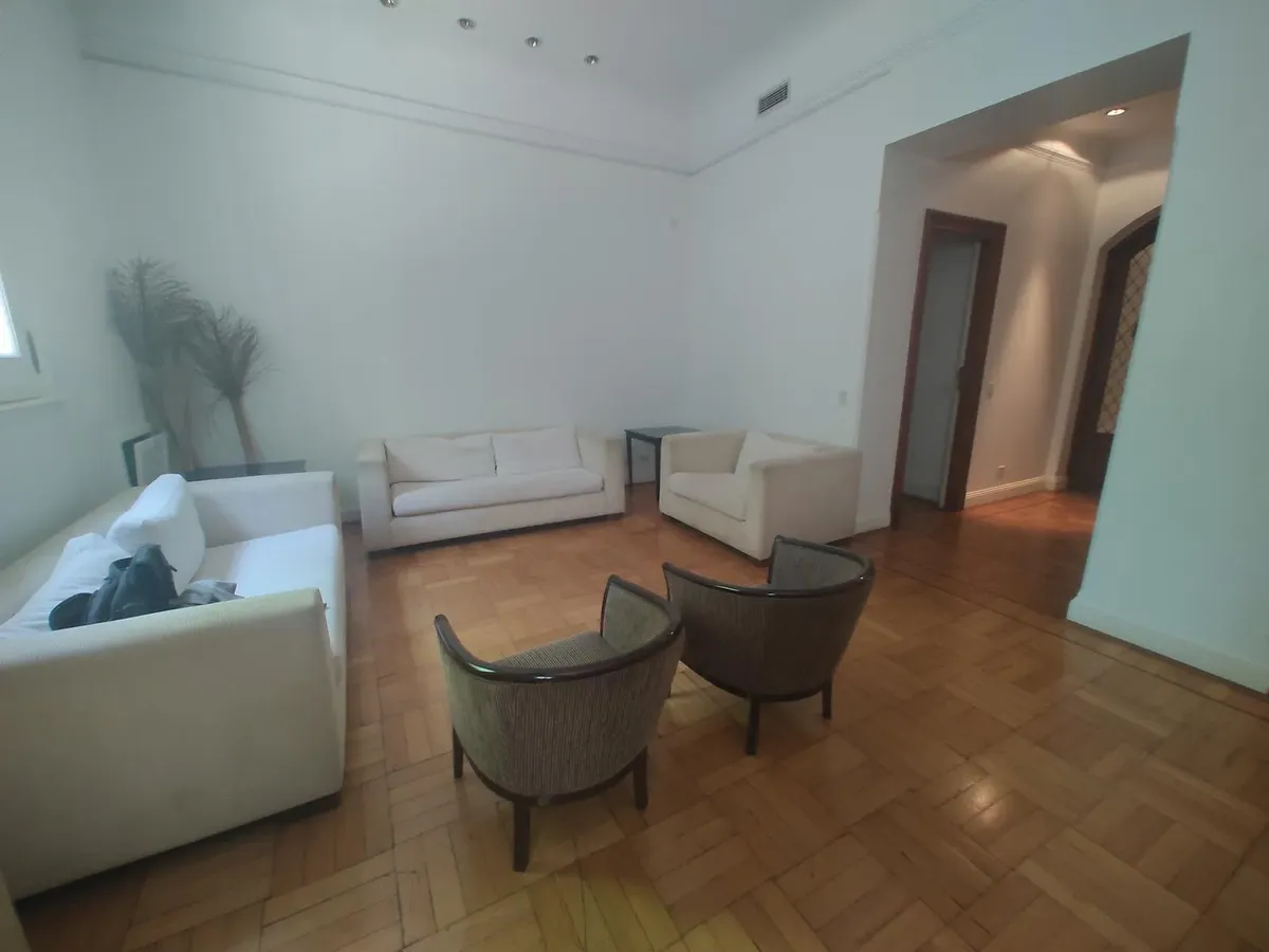 Alquiler Departamento Amoblado 5 Amb  Con Parrilla Y Cochera - Recoleta
