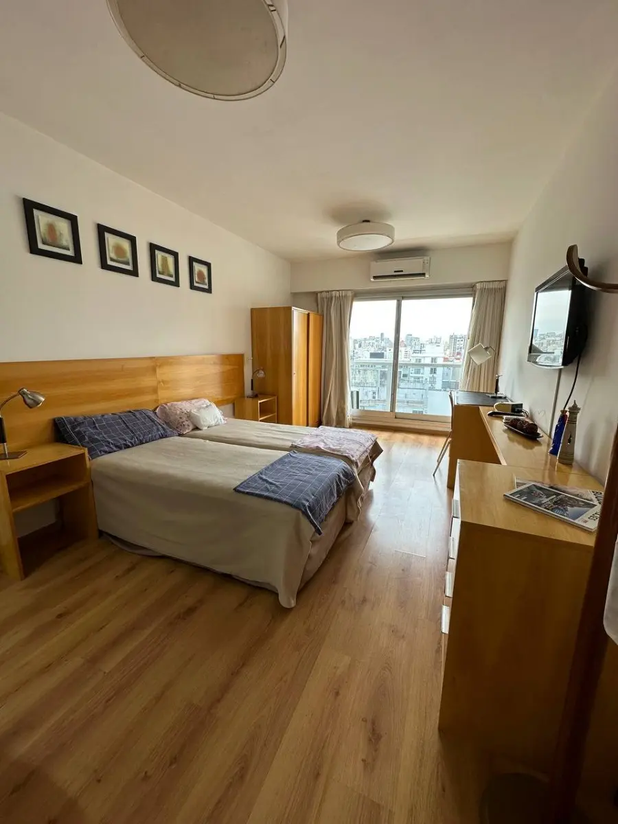Alquiler Temporario - Departamento 1 Ambiente Amoblado C/balcon Y Amenities - Abasto - Av. Corrientes 3100