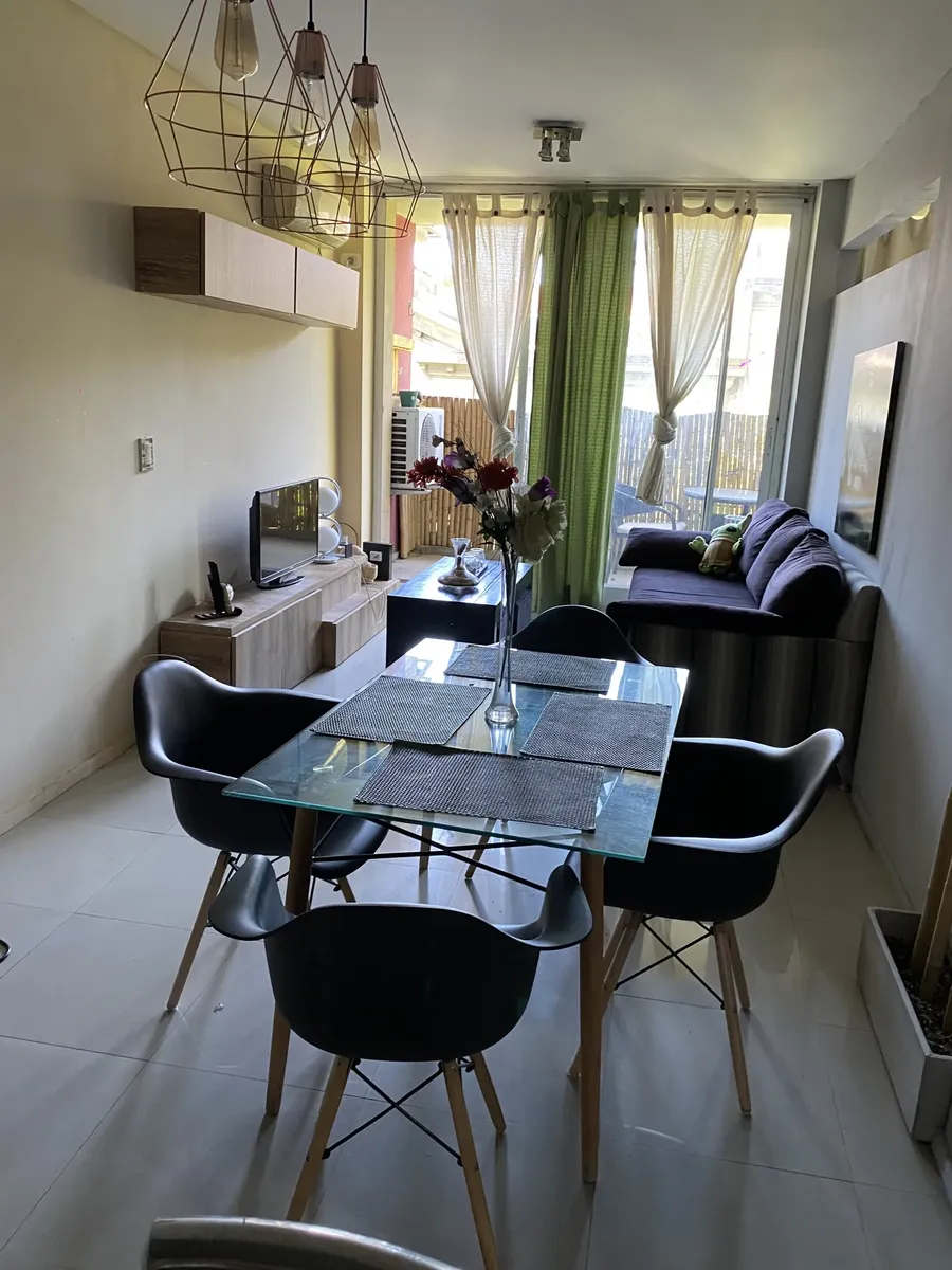 2 ambientes amoblado con balcón