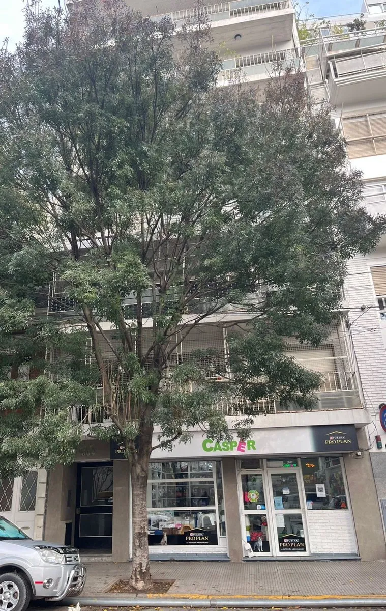 Monoambiente con balcón y cocina