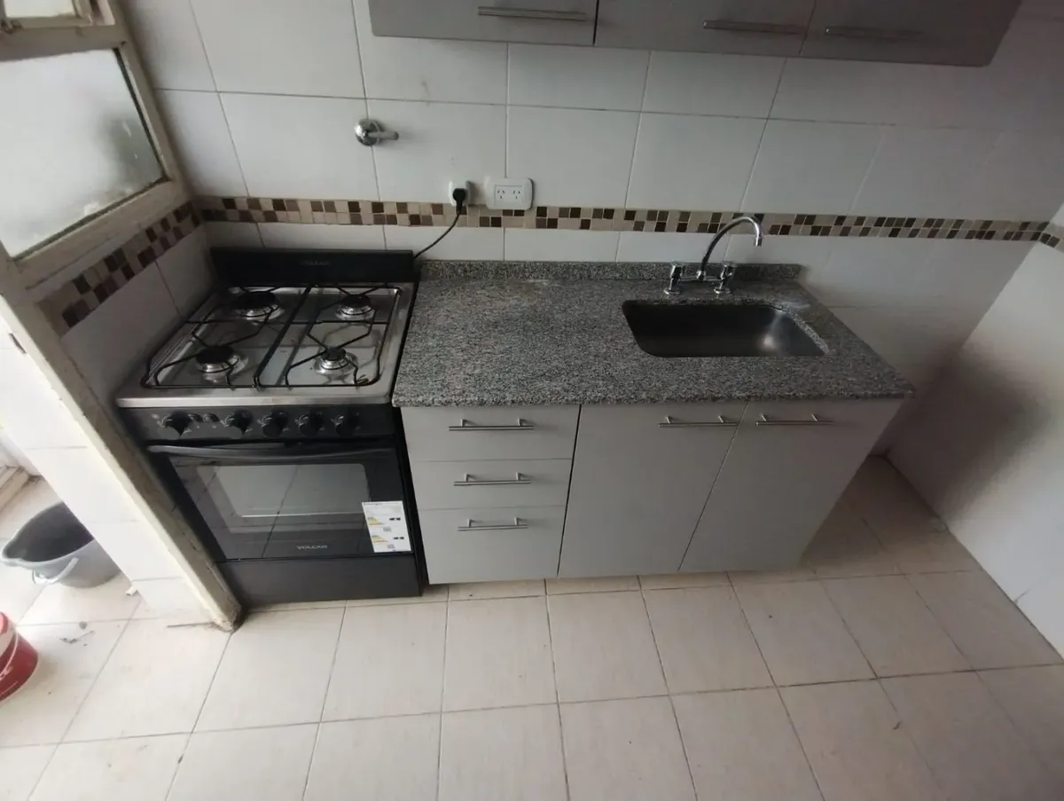 Cocina a gas renovada