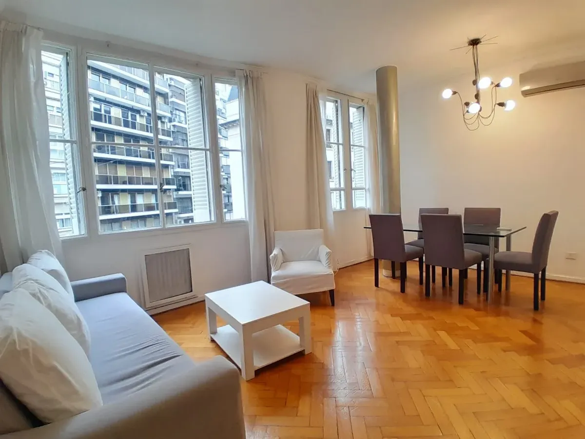 Furnished 3-room apartment, 3rd floor