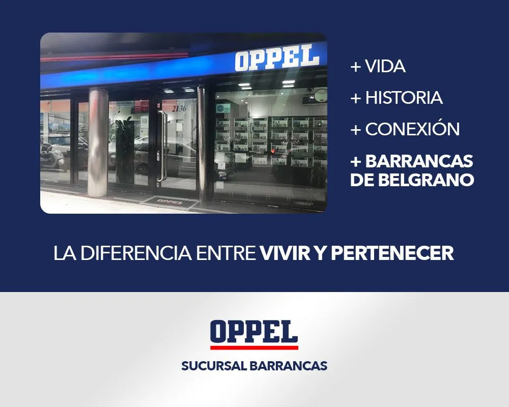 Oppel | Departamento En Alquiler | Belgrano  Capital Federal |  Cod: 33003