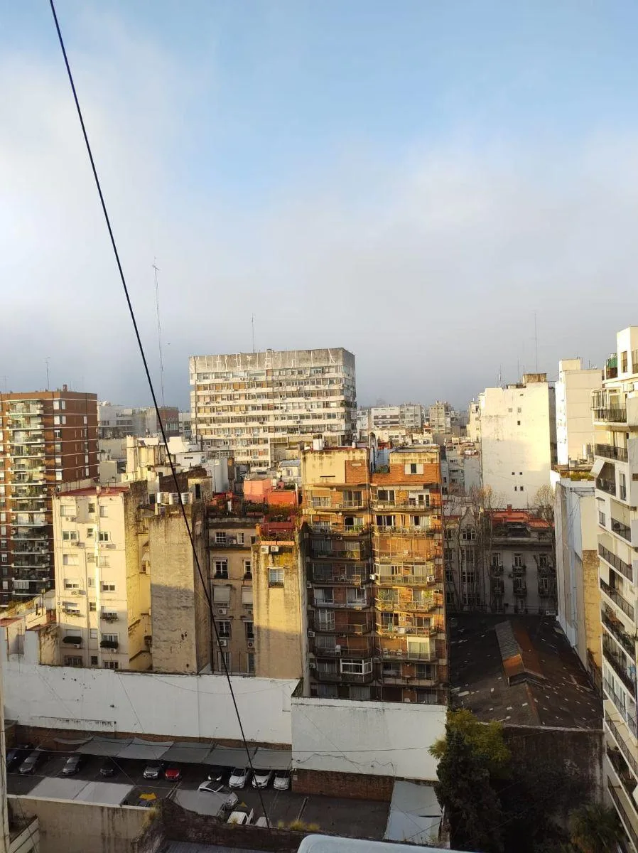 2 ambientes contrafrente con vista