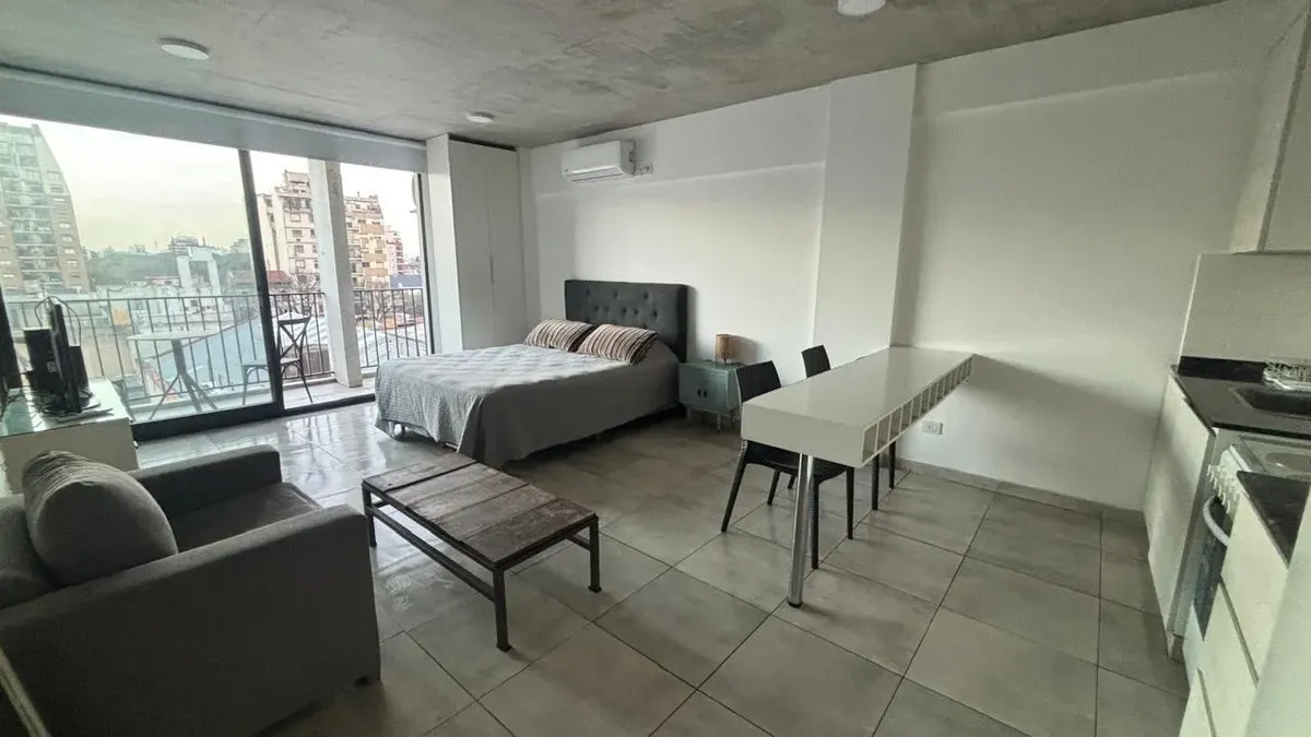 Furnished studio with balcony