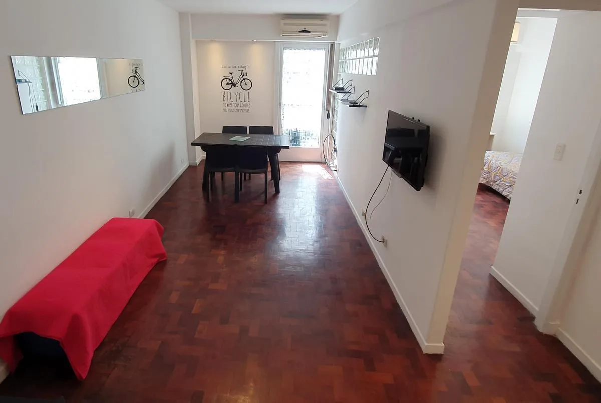 3 ambientes amoblado, paquete