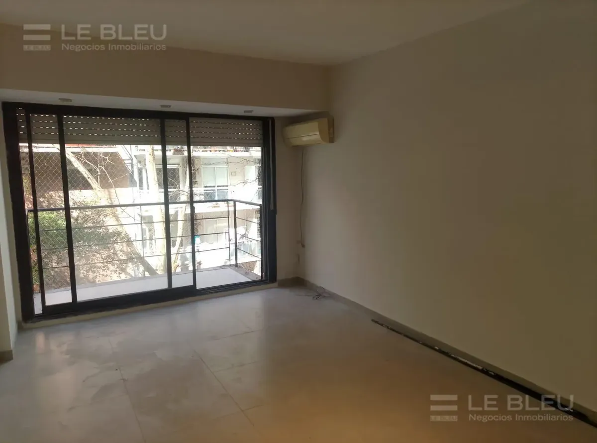 North-facing studio with balcony
