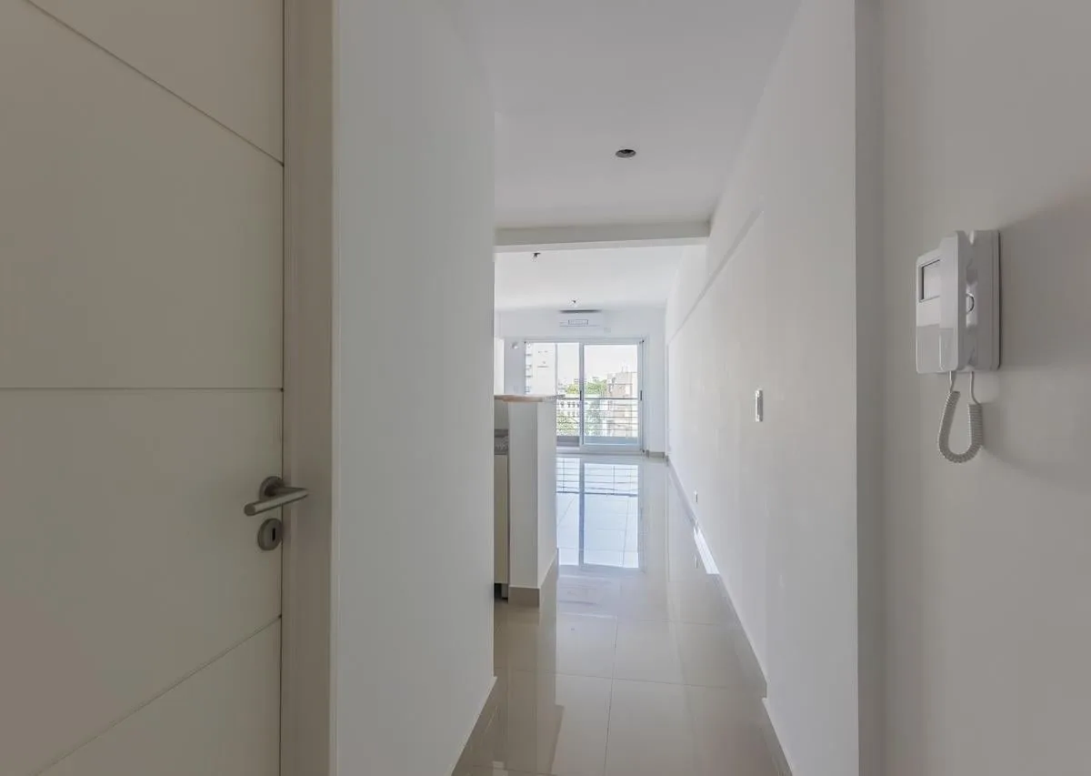 Studio with balcony and amenities