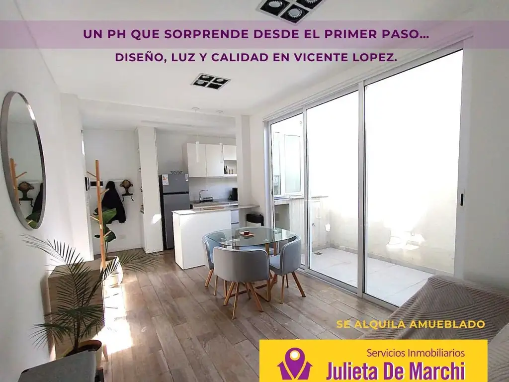 PH amueblado con patio