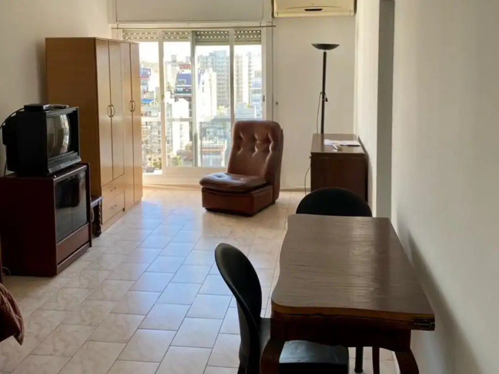 Furnished studio with balcony