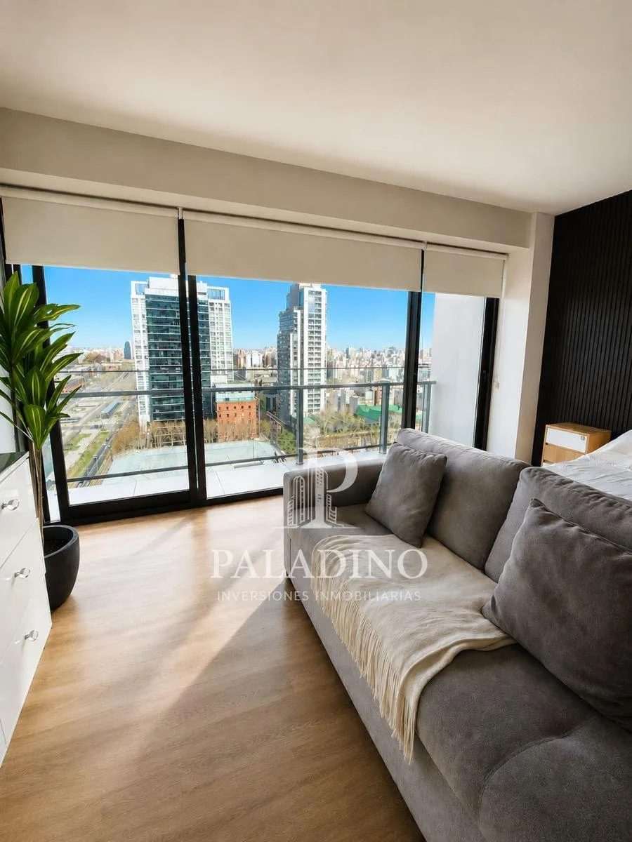 Studio with balcony in Puerto Madero