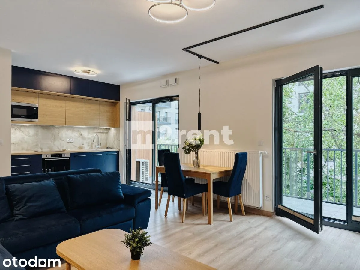 3 rooms, balcony, Mokotów
