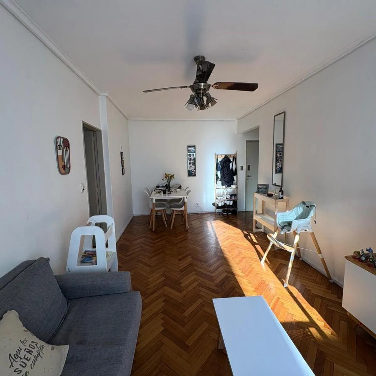 3 ambientes en piso 8