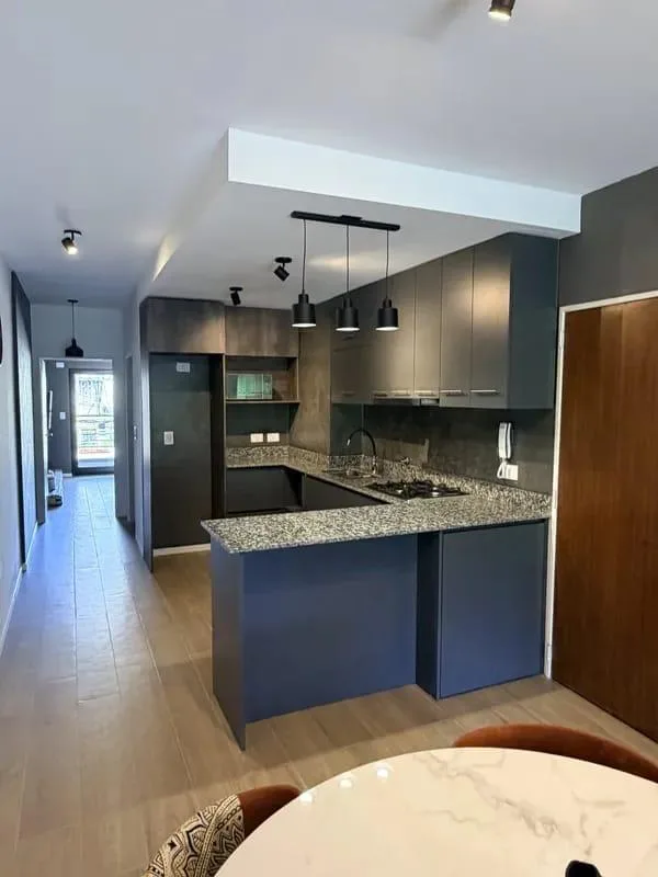 2 ambientes con balcón y amenities