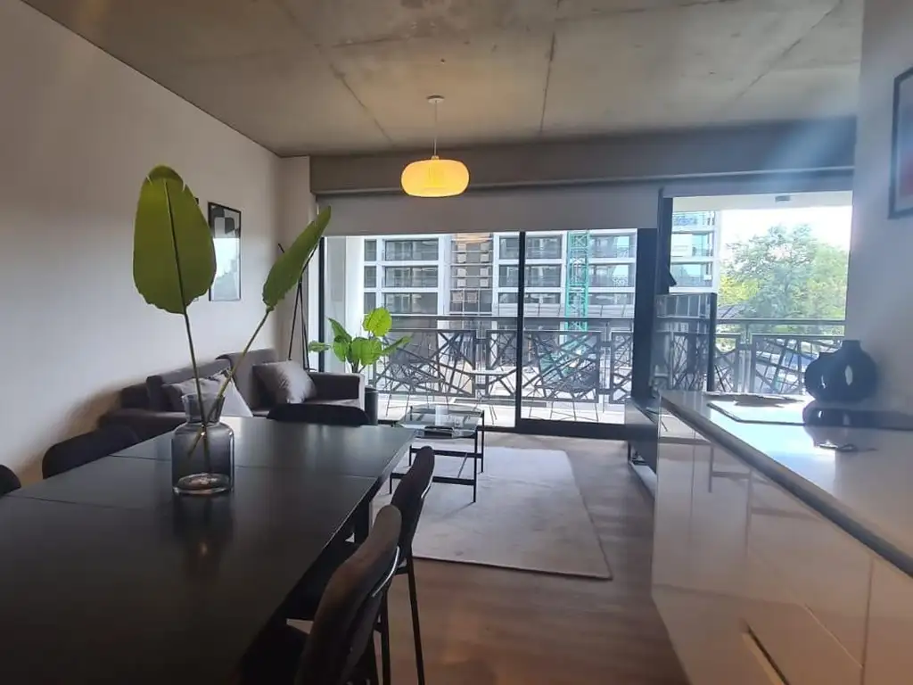 Furnished studio with balcony