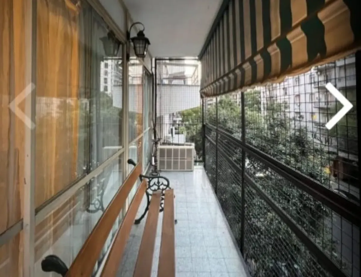 2 ambientes con balcón en Recoleta