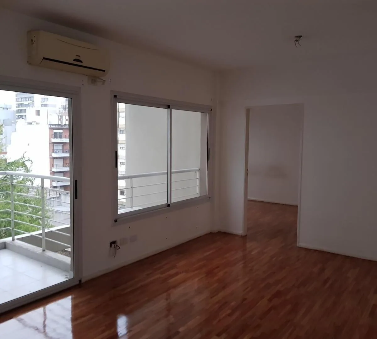 2BR with balcony, rear-facing